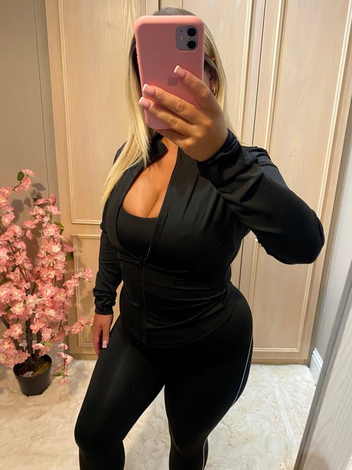 Black 3 Piece Gym Set